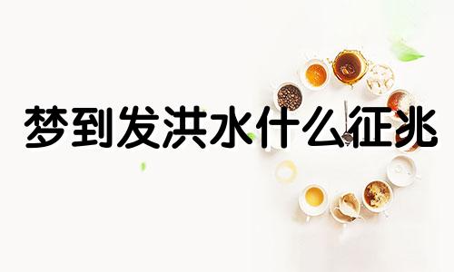 梦到发洪水什么征兆 梦到发洪水我总是能有惊无险