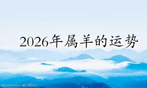 2026年属羊的运势 2026年属羊人全年运势详解