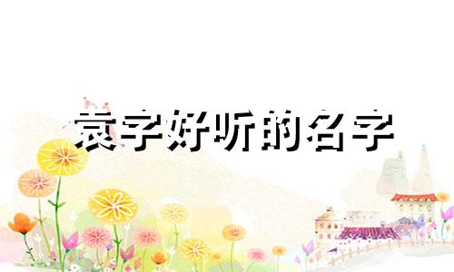 袁字好听的名字 袁和什么字组合最佳