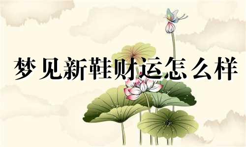 梦见新鞋财运怎么样 梦见新鞋子周公解梦