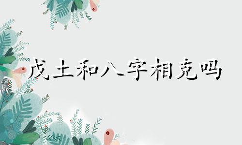 戊土和八字相克吗 八字戊壬相克会得什么病